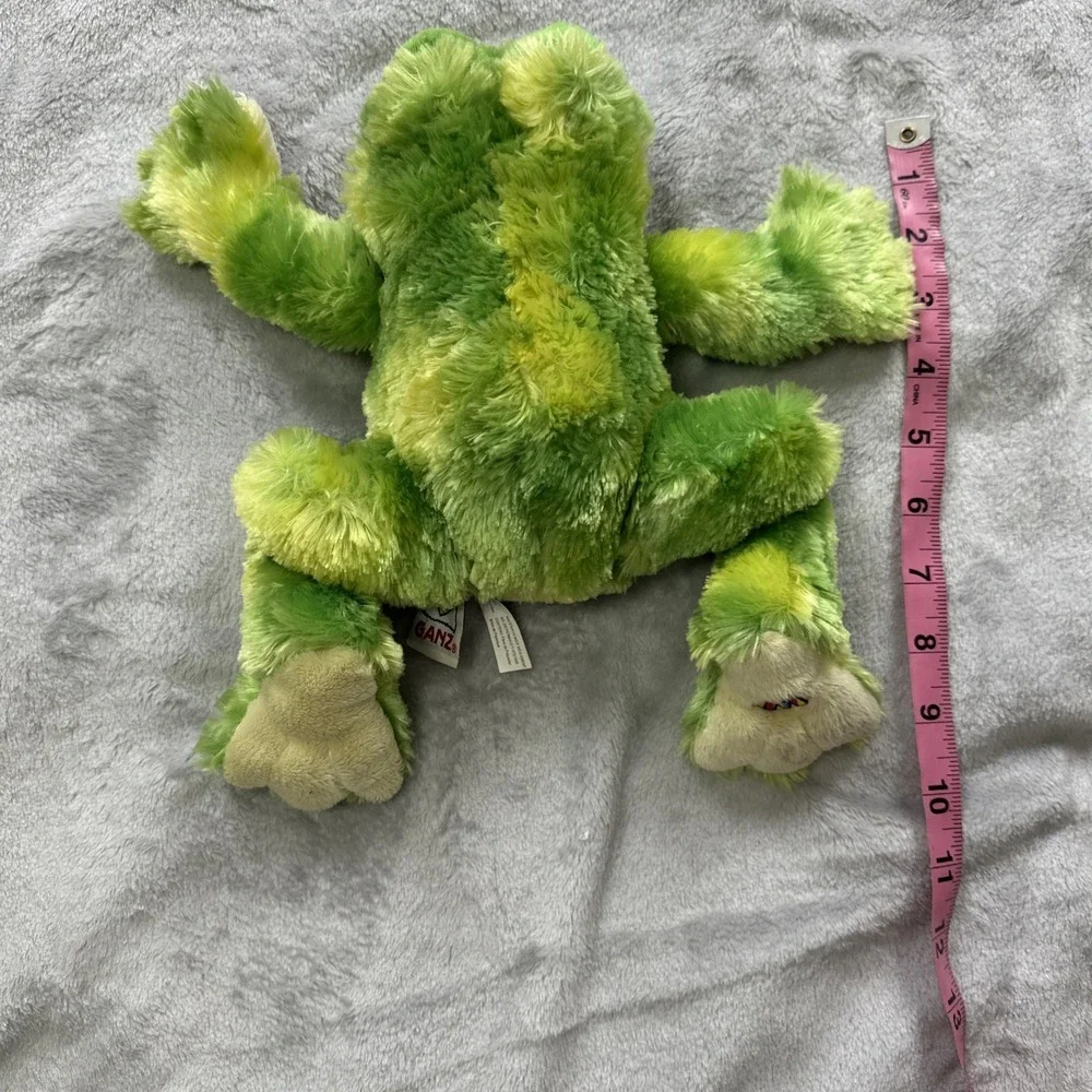 Ganz Webkinz Tie Dye‎ Frog Plush Stuffed Animal 8